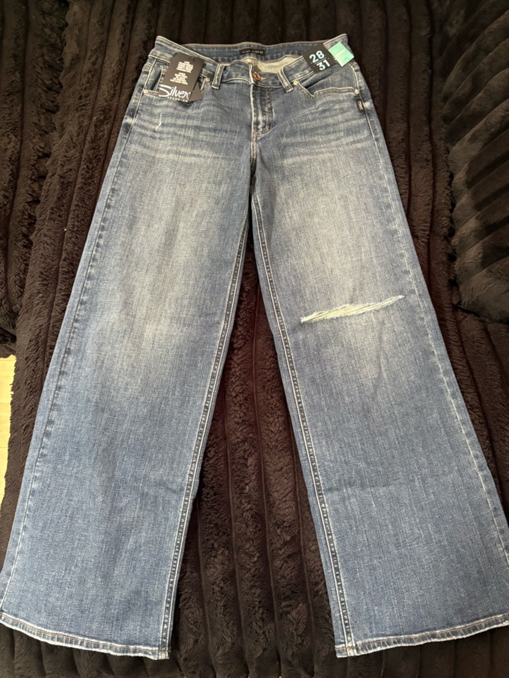 Silver jeans
